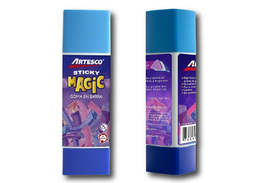 PEGAMENTO EN BARRA MAGIC 25 GR TRIANGULAR